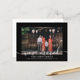 Nos hemos mudado de la tarjeta postal de Invitació