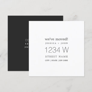 Nos hemos mudado de nuevo hogar simple Invitación