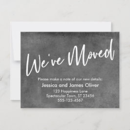 Nos hemos mudado en la Invitación gris