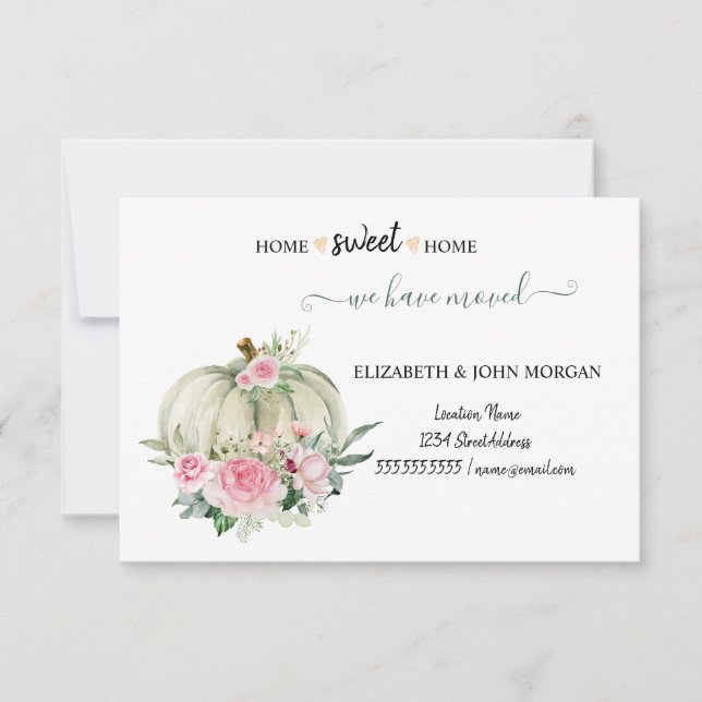 Nos Hemos Mudado, Madera, Calabaza, Rosas (Anverso)