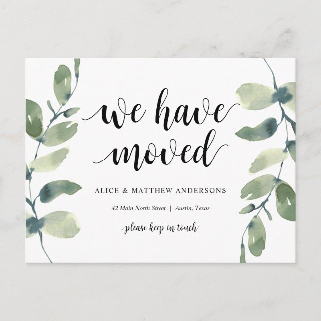 Nos Hemos Mudado, Nuestra Nueva Invitación De Dire (Anverso)