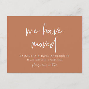 Nos hemos mudado, nueva Invitación de dirección re