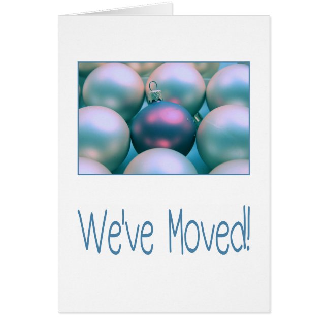 Nos hemos mudado - nueva tarjeta de Navidades de d (Frente)