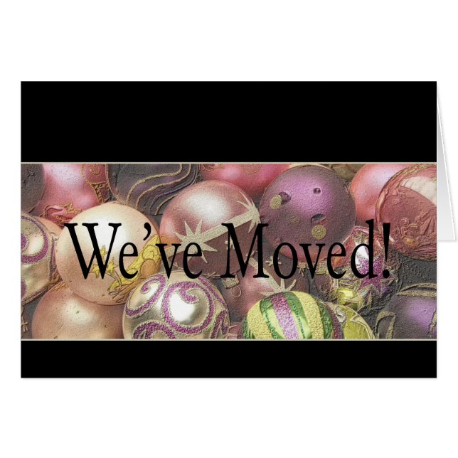 Nos hemos mudado - nueva tarjeta de Navidades de d (Anverso (Horizontal))