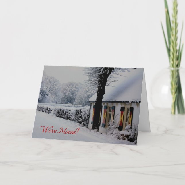 Nos hemos mudado - nueva tarjeta de Navidades de d (Anverso)