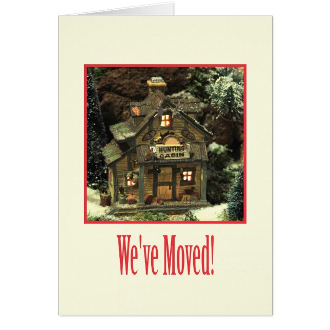 Nos hemos mudado - nueva tarjeta de Navidades de d (Frente)