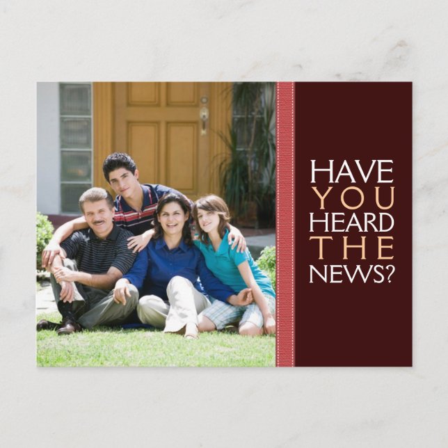 ¡Nos hemos mudado! Nueva tarjeta postal de foto de (Anverso)