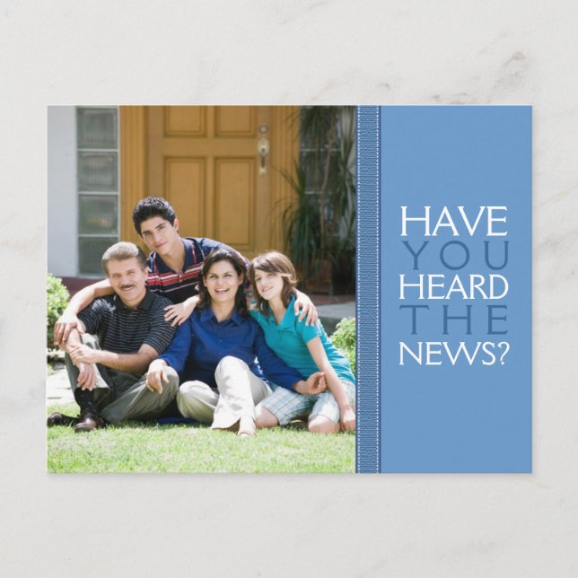 ¡Nos hemos mudado! Nueva tarjeta postal de fotos d (Anverso)