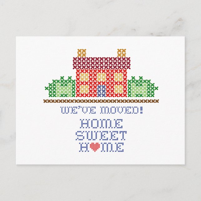 ¡Nos hemos mudado! Postal (Anverso)