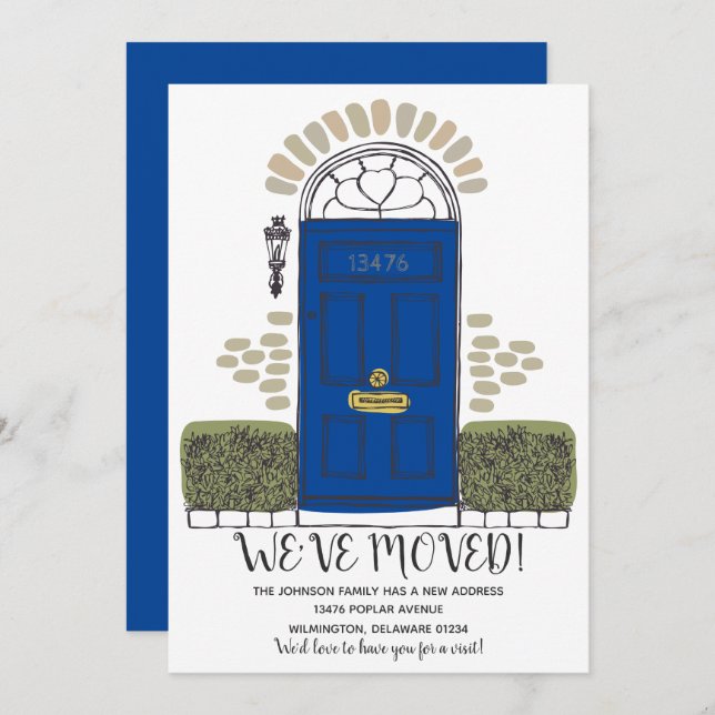 Nos hemos mudado - Puerta caprichosa - Anuncio de  (Anverso / Reverso)