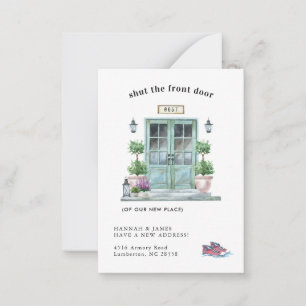 Nos hemos mudado   Tarjeta de Invitación de la pue