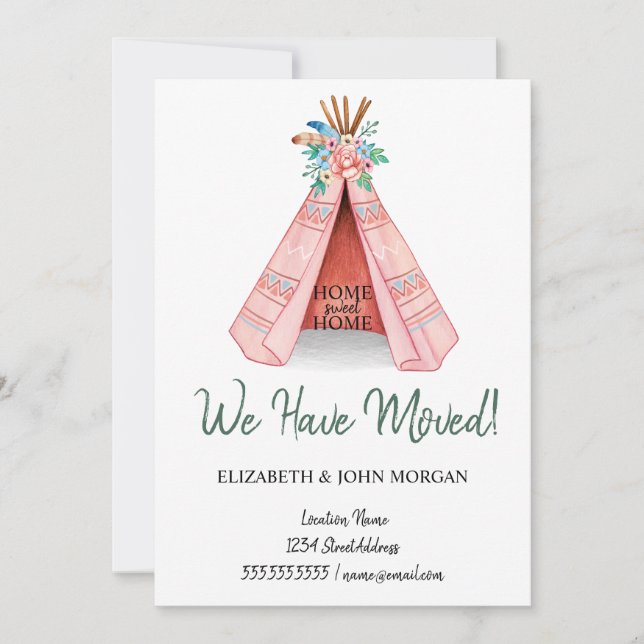 Nos Hemos Mudado, Traslado De Tiendas Tribales (Anverso)