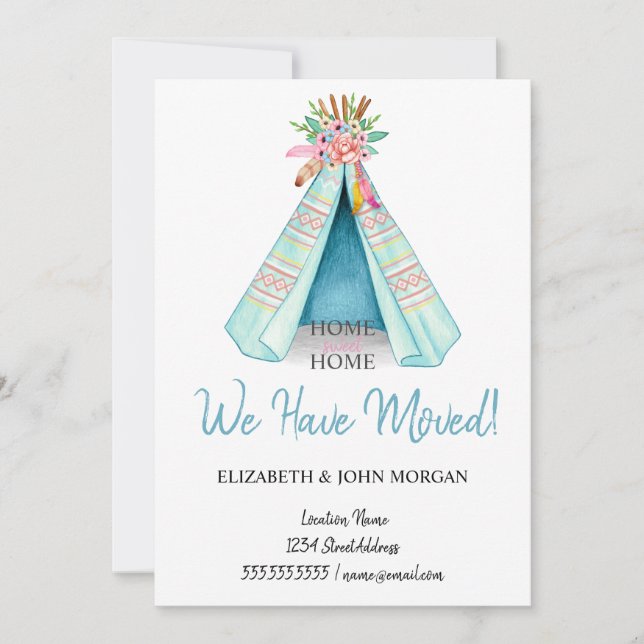 Nos Hemos Mudado, Traslado De Tiendas Tribales Boh (Anverso)