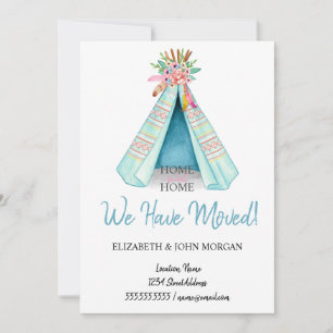Nos hemos mudado,Tribal Tent Boho  En movimiento
