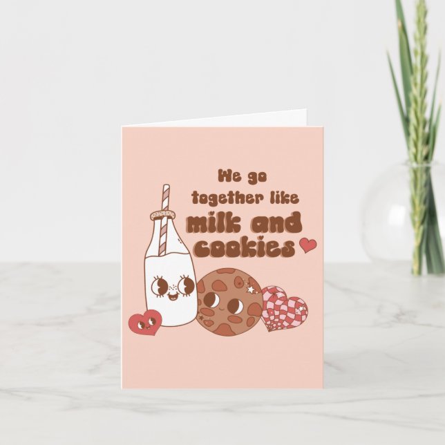Nos juntamos como leche y galletas de San Valentín (Anverso)