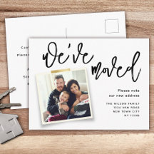 Nos Mudamos Anuncio de Mudanza Simple Moderno