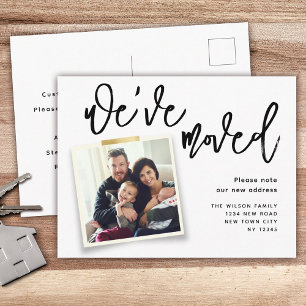 Nos Mudamos Anuncio de Mudanza Simple Moderno