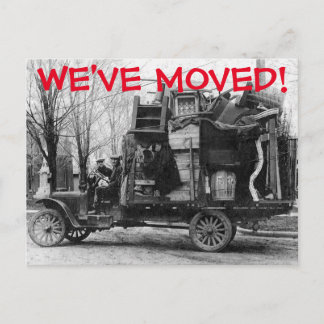 Nos Mudamos Tarjeta Postal De Cambio De Dirección