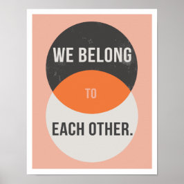 Nos pertenecemos a la otra impresión de arte de 11