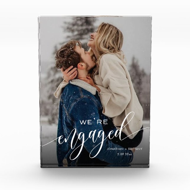 ¡Nos vamos a casar! Cuadro de Fotos Recuerdo (Anverso)