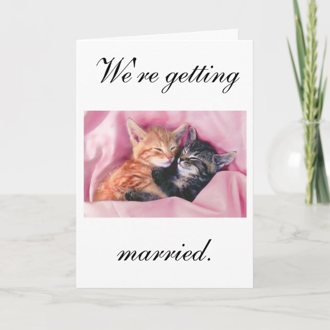 Nos vamos a casar. Invitación a la boda (Anverso)