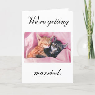 Nos vamos a casar. Invitación a la boda