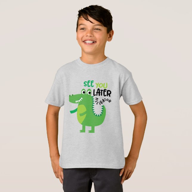 Nos vemos después de la camiseta de Alligator Boy (Anverso completo)