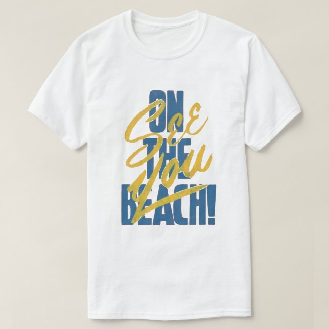 Nos Vemos En La Camiseta De La Playa (Diseño del anverso)