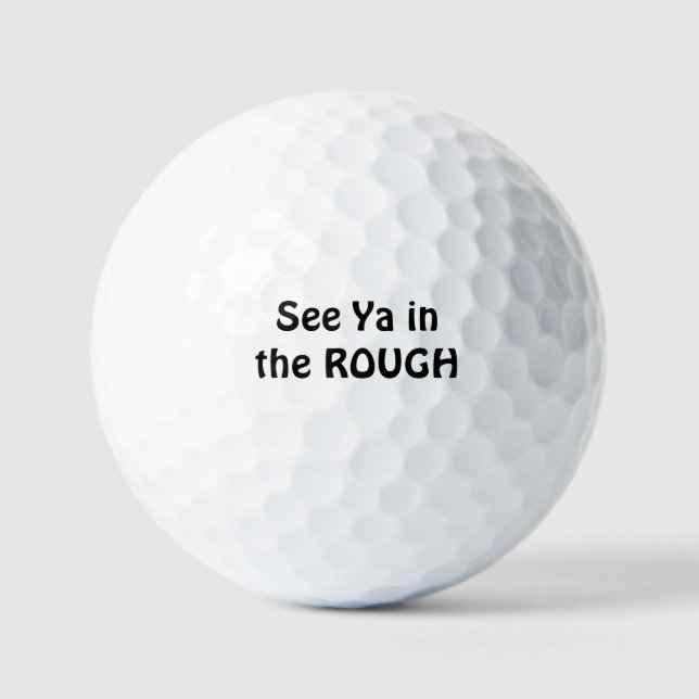 Nos vemos en las bolas de golf ROUGH (Anverso)