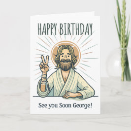 "Nos vemos pronto" 55 Tarjeta de cumpleaños divert