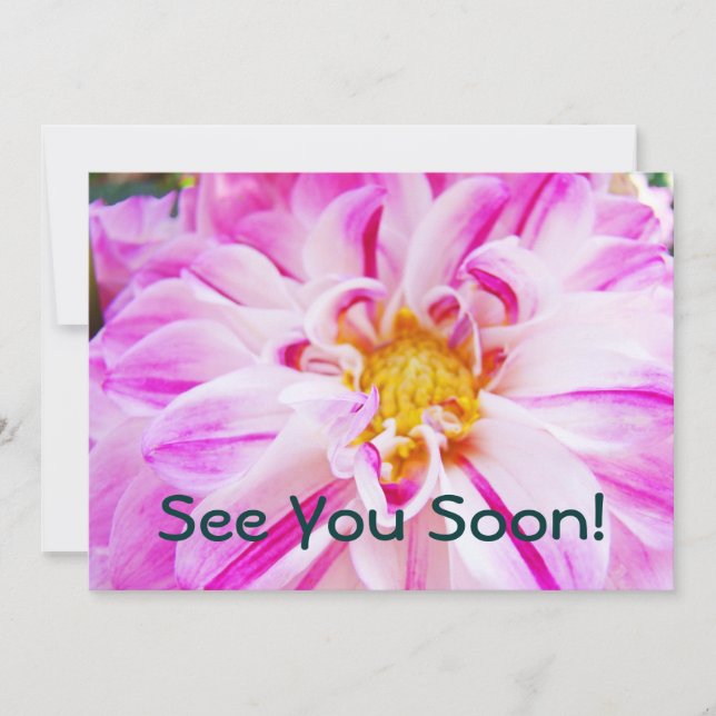 ¡Nos vemos pronto! Invitaciones Personalizados Dah (Anverso)