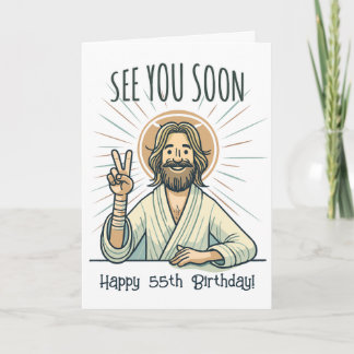 "Nos vemos pronto" Tarjeta divertida de cumpleaños