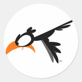 Nose-buving lil' birdie :) pegatina