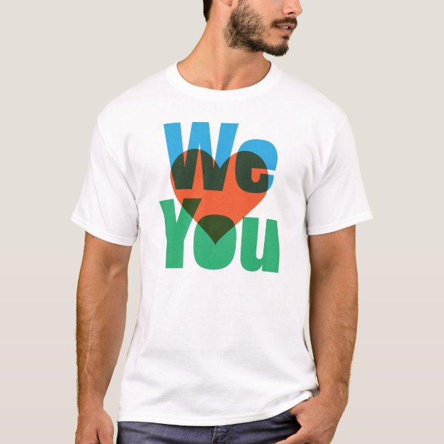 NOSOTROS camiseta de <3 U (Anverso)