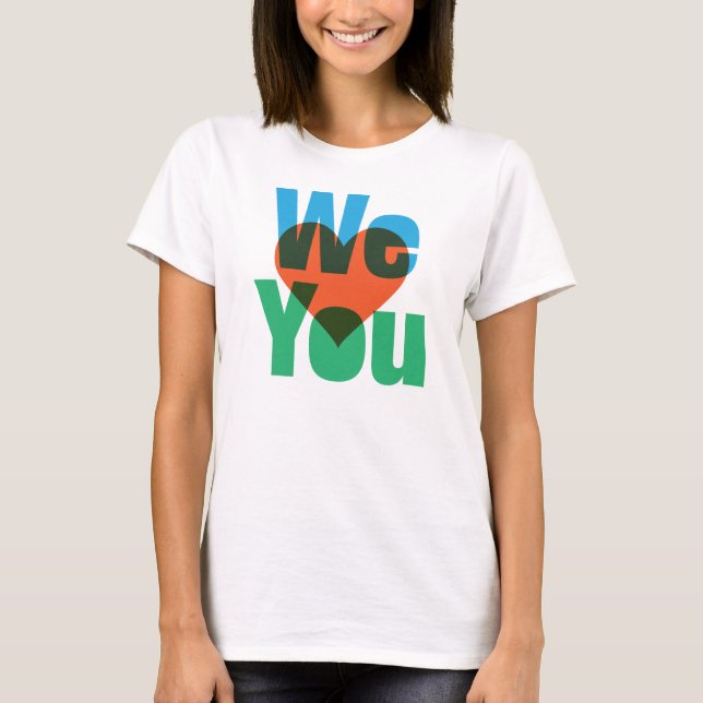 NOSOTROS camiseta de <3 U (Anverso)