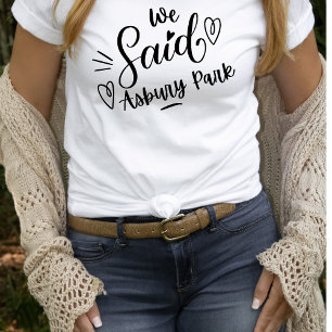 Nosotros Dijimos Asbury Park Blanca Camiseta Diver