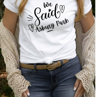 Nosotros Dijimos Asbury Park Blanca Camiseta Diver