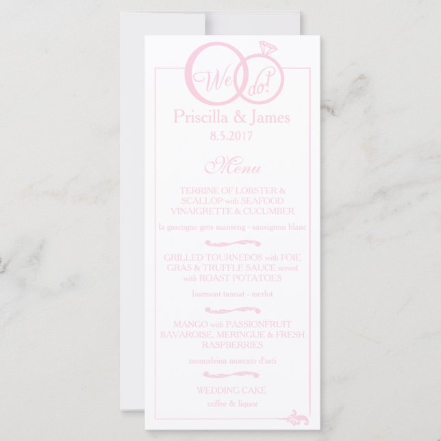 Nosotros hacemos Boda (Anverso)