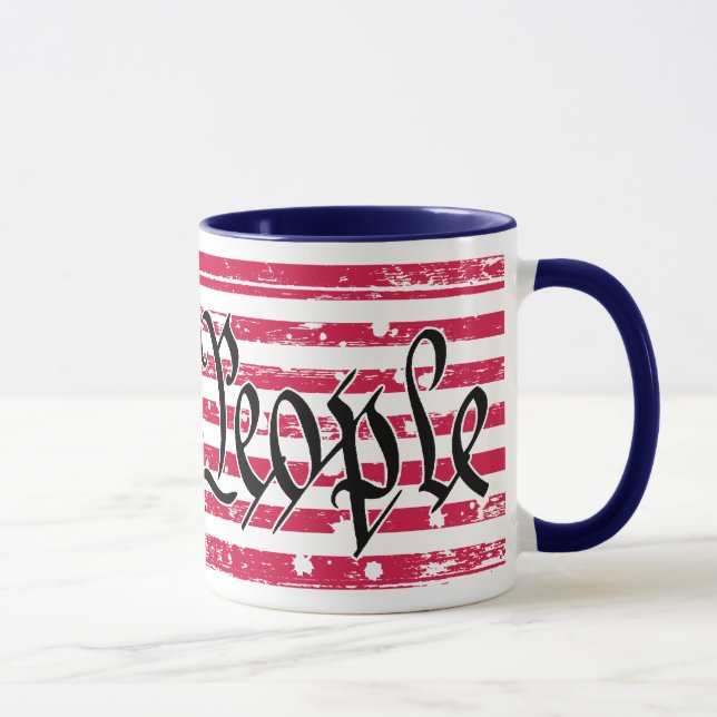 Nosotros la taza de la bandera americana de la (Derecha)