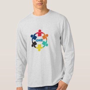 Nosotros pertenecemos juntos Camiseta de manga lar