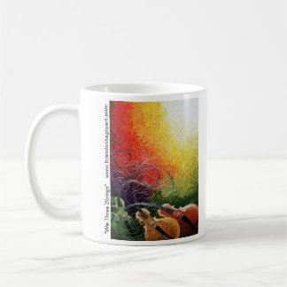 Nosotros taza de café de tres secuencias