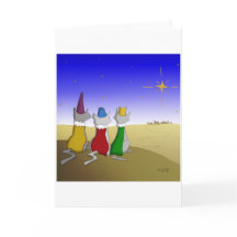 Nosotros tres gatos - tarjeta en blanco del