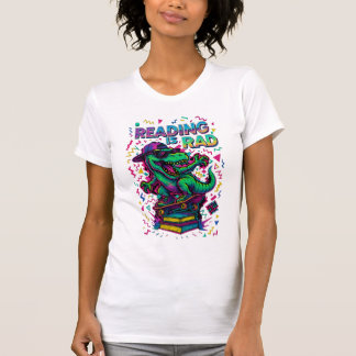 Nostalgia de los años 90 leyendo camiseta - corte