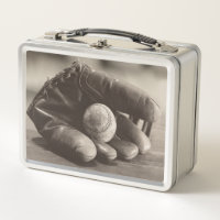 Nostalgia del béisbol - Mitt y Béisbol