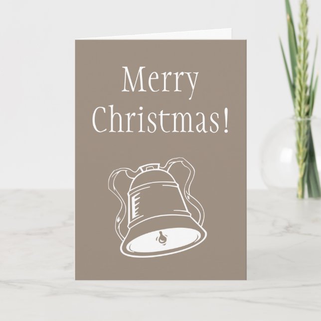 Nostálgica "¡Feliz Navidad!" Tarjeta (Anverso)