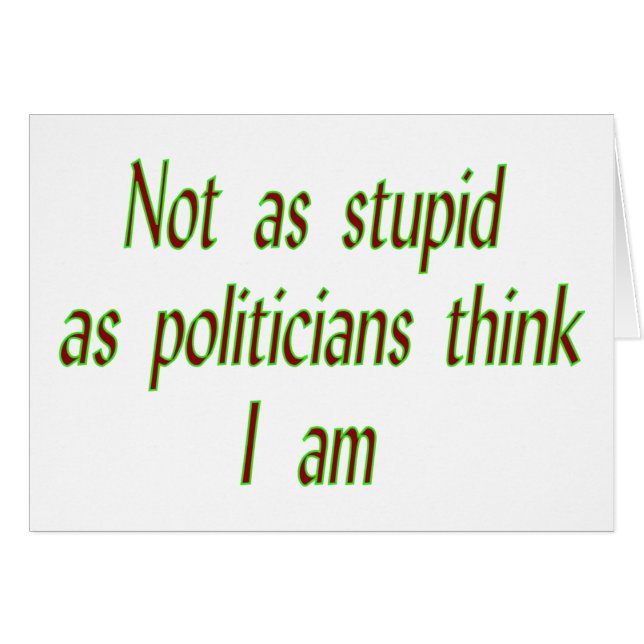 Not as stupid (Anverso (Horizontal))