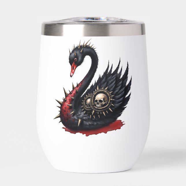 Not Your Average Swan – Spikes, Skulls & Sass.  (Frente)