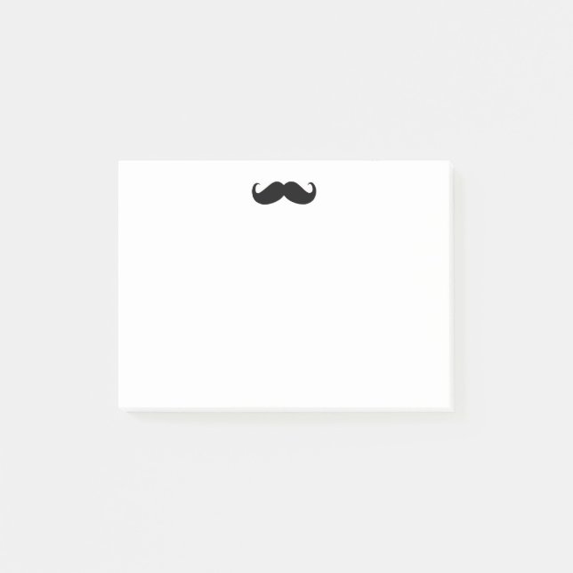 Nota 4x3 del Poste-it® del bigote del (Anverso)