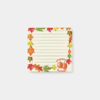 Nota adhesiva Agradecida y Bendita