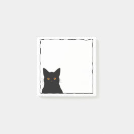nota adhesiva de gato